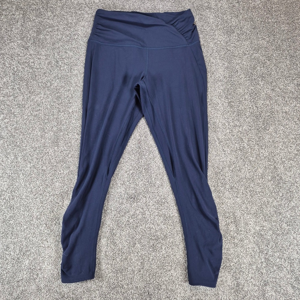Lululemon‎ Align Ruched Waist High-Rise Womens 12 Navy Blue 25" Inseam